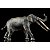 STEGOTETRABELODON HAOLONGGOOD MARROM MINIATURA ELEFANTE EXTINTO MAMÍFERO PRÉ-HISTÓRICO - Imagem 9