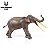 STEGOTETRABELODON HAOLONGGOOD MARROM MINIATURA ELEFANTE EXTINTO MAMÍFERO PRÉ-HISTÓRICO - Imagem 1