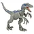 VELOCIRAPTOR MATTEL 2022 "BLUE" PACOTE FEROZ JURASSIC WORLD DOMÍNIO FEROCIOUS PACK - Imagem 1