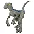 VELOCIRAPTOR MATTEL 2022 "BLUE" PACOTE FEROZ JURASSIC WORLD DOMÍNIO FEROCIOUS PACK - Imagem 3