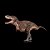 TARBOSAURUS HAOLONGGOOD MARROM 2026 "YANG LIN" DINOSSAURO CARNÍVORO MODELO CIENTÍFICO TARBOSSAURO - Imagem 2