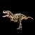 TARBOSAURUS HAOLONGGOOD VERDE 2026 "WU TIAN XI" DINOSSAURO CARNÍVORO MODELO CIENTÍFICO TARBOSSAURO - Imagem 3
