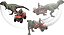 EKRIXINATOSAURUS MATTEL PACOTE DE CAPTURA COM QUADRICICLO JURASSIC WORLD DINOSSAURO ARTICULADO - Imagem 2