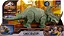 SINOCERATOPS MATTEL VERDE SOUND STRIKE CAMP CRETACEOUS JURASSIC WORLD DINOSSAURO ARTICULADO [USADO] - Imagem 1