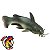 BAGRE SAFARI LTD BRINQUEDO CATFISH INCREDIBLE CREATURES MINIATURA DE PEIXE DE COURO - Imagem 1