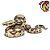 JIBOIA BOA CONSTRICTOR SAFARI LTD INCREDIBLE CREATURES MINIATURA DE COBRA SERPENTE DE BRINQUEDO - Imagem 1