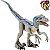 VELOCIRAPTOR BLUE SAVAGE STRIKE JURASSIC WORLD MATTEL ATAQUE SELVAGEM - Imagem 1