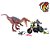 FUGA FINAL DO BARYONYX MATTEL JURASSIC WORLD REINO AMEAÇADO BATTLE DAMAGE - Imagem 1