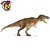 TYRANNOSAURUS REX GRAB N GO MARROM REBOR MINIATURA DE T-REX DINOSSAURO COLECIONÁVEL - Imagem 1