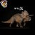 TRICERATOPS MARROM NANMU FIGURA DINOSSAURO JURASSIC PARK DINOSSAUROS DE COLEÇÃO - Imagem 1