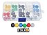 Kit Push Button com Capa Colorida com 50 Unidades - Imagem 1