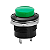 Chave Push Button sem Trava R13-507 - Verde - Imagem 2
