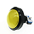 Botão de Acrílico Iluminado 60mm oval para Fliperama Amarelo - Imagem 1