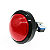 Botão de Acrílico Iluminado 60mm oval para Fliperama Vermelho - Imagem 1