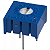 Trimpot 1 Volta 3386F 500k - Imagem 2