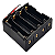 Suporte para Bateria 18650 4 Slots em Paralelo - Imagem 1