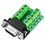 Módulo DB9 Fêmea para Borne RS232 Serial - Imagem 1