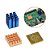 Kit Dissipador de Calor Raspberry Pi com Logotipo Oficial - Imagem 1