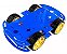 Kit Chassi 4WD - Azul - Imagem 1