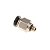 Conector Pneumático Inox Bowden PC4-M6 para Tubo PTFE 4mm - Imagem 1