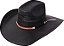 Chapéu Bangora Rodeo Cross Aba 12 Preto - Imagem 3
