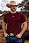 Camiseta Masculina 4x4 Basic Vinho - Imagem 1