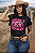 Blusa 4x4 Feminina Preta Estampada - Imagem 1