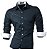 Camisa Social Slim Estilo Asia Ocidental - Imagem 3