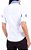 Camisa Feminina Manga Longa Detalhes Azul Claro Liso - Imagem 2