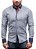 Camisa Social Slim Fit Estilo Listrado Alemão - Imagem 1