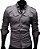 Camisa Social Slim Fit Estilo Militar - Imagem 3