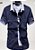 Camisa Social Manga Curta Slim Fit Diversas Cores - Imagem 1