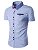 Kit 2 Camisas Manga Curta Masculina Estilo Inglaterra - Imagem 3