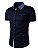 Kit 2 Camisas Manga Curta Masculina Estilo Inglaterra - Imagem 2
