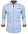 Camisa Social Slim Manga Longa Estilo Dinamarca - Imagem 3