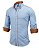 Camisa Social Slim Manga Longa Estilo Árabe - Imagem 4