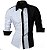 Camisa Social Slim Manga Longa Estilo Filadélfia - Imagem 1