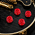 Knob Vermelho Guitarra Baixo Les Paul SG PRS Stratocaster Unidade - Imagem 2