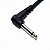 Cabo P10 P10 Mono Para Pedal de Guitarra 20cm Niquelado - Imagem 2