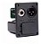 Caixa de bateria para Preamp com saída XLR e P10 para LC5 SV-T750 SV-M700 SV-T840 - Imagem 1
