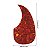 Escudo para Violão Folk Jumbo Classico Aço Nylon Gota Vermelho - Imagem 3