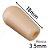 Knob Ponteira Para Chave Comutadora Guitarra Lespaul 3.5mm Bege 1 Un. - Imagem 2