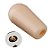 Knob para Chave Comutadora Guitarra Lespaul 4mm Bege 1Un - Imagem 1