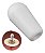 Knob Ponteira Para Chave Comutadora Guitarra Lespaul 3.5mm Branco 1 Un. - Imagem 1