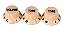 Kit 3 Knobs Guitarra Stratocaster 2 Tone 1 Volume Cor Bege - Imagem 3