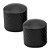 Kit 2 Knobs Metal Preto Guitarra Baixo - Imagem 1