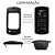 Moldura Adaptador Captador Fishman Para Preamp TEQ-4 - Imagem 6