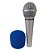 Espuma Para Microfone Grande Uso Profissional Azul - Imagem 5