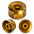 Kit 2 Knob Dourado Para Guitarra Baixo Les Paul Sg Prs - Imagem 2