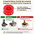 Kit 2 Knob Vermelho Para Guitarra Baixo Les Paul Sg Prs - Imagem 4